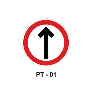 Placa Siga em Frente