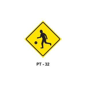 Placa de advertência - Crianças