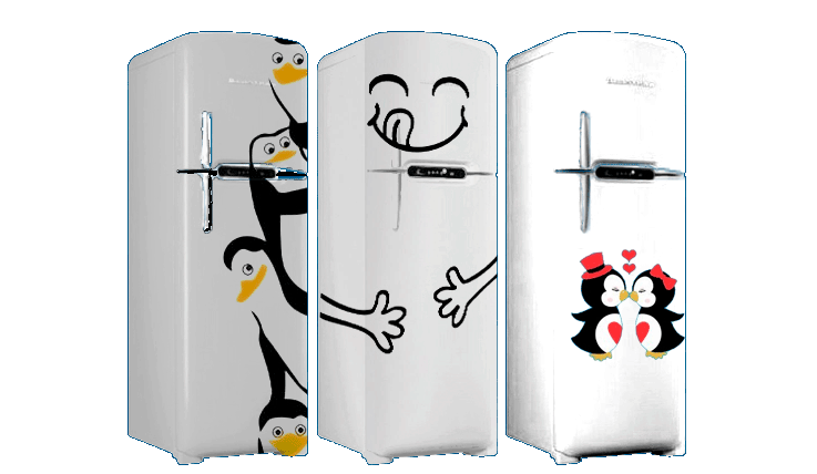 Adesivo de geladeira - Emojis