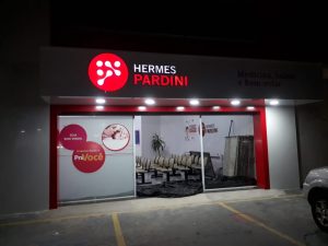 Fachada Hermes Pardini - Nova unidade em Belo Horizonte