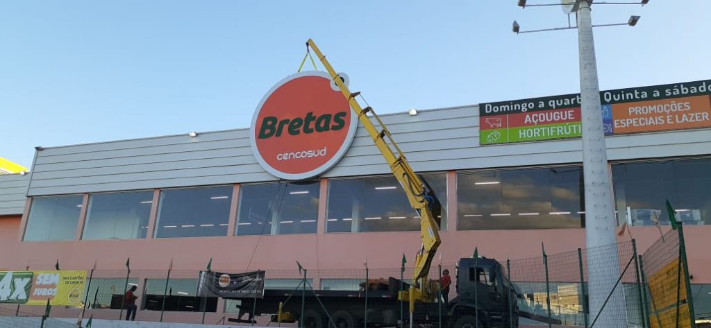 Fachada Supermercado Bretas - Lavras