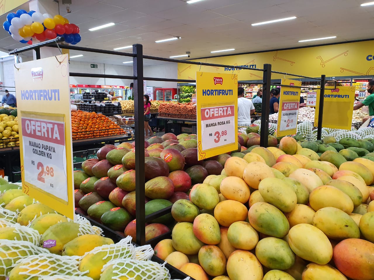 Hortifruti Novo Atacarejo - Sinalização da Acriart